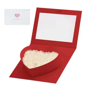 Gift Boxes with Lid Gift Box with Clear 8 x 6 x 2Inches for Mother's Day Wedding Bridesmaid Graduation Birthday