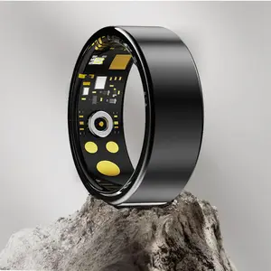 Smart Ring Fitness Tracker, Rechargeable Sleep Tracking Ring with Multiple Sports Modes, Waterproof Fitness Tracker for Women & Men
