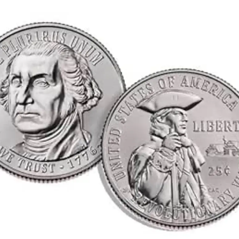 2026 Revolutionary War P&D *2 COIN LOT* Semiquincentennial Quarters. Brilliant Uncirculated Mint Condition.