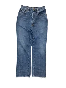 Jeans Straight By Agolde In Blue Denim, Size:2