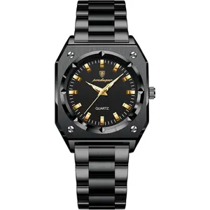 Fashion Elegant Square Ladies  Waterproof Luminous Luxury  for Woman Stainless Steel Business Classic Quartz Women's  jacob and co  wacky Touchscreen Racing Sport Rose Gold Crystal Touch Screen Watch silly