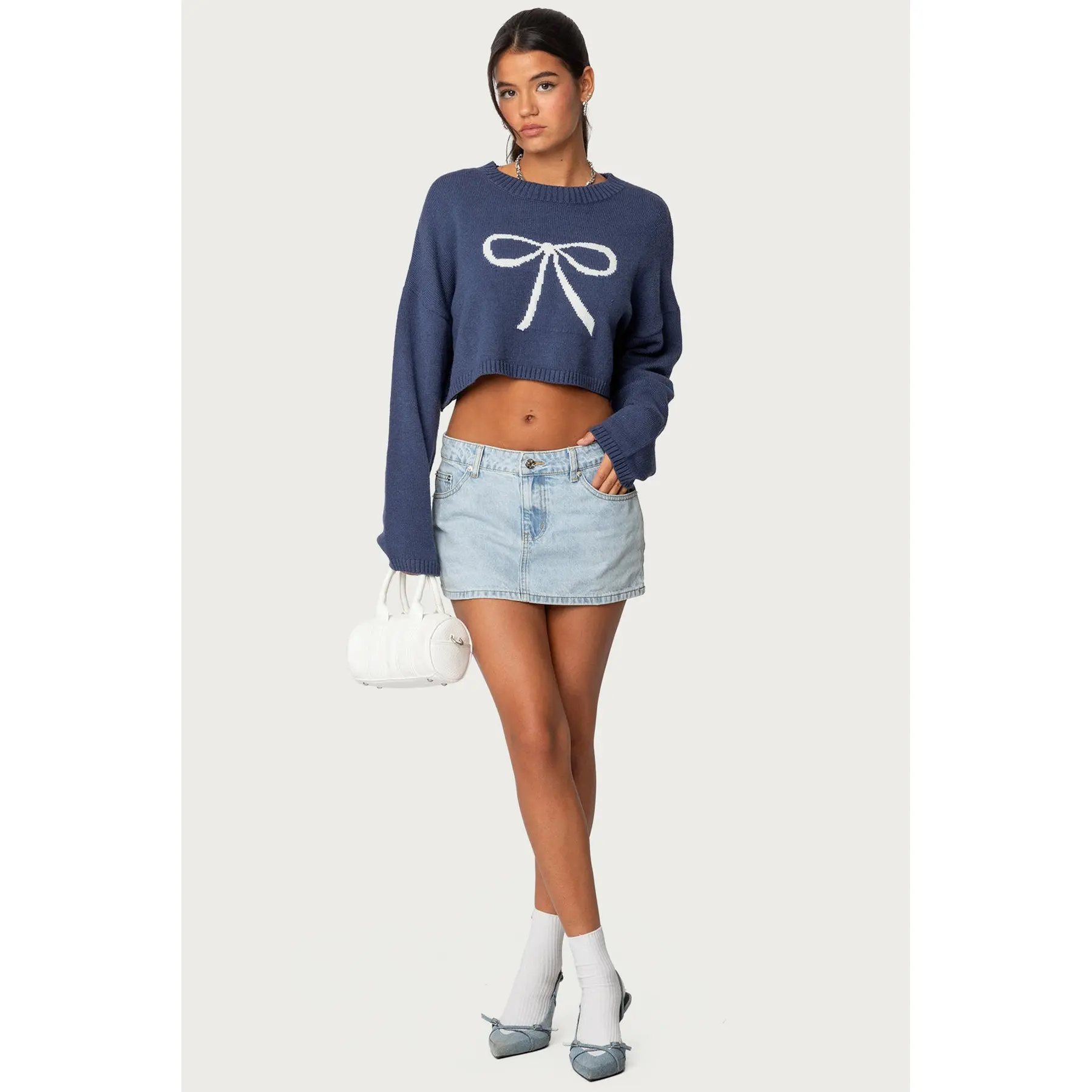 Chiara Denim Micro Skirt