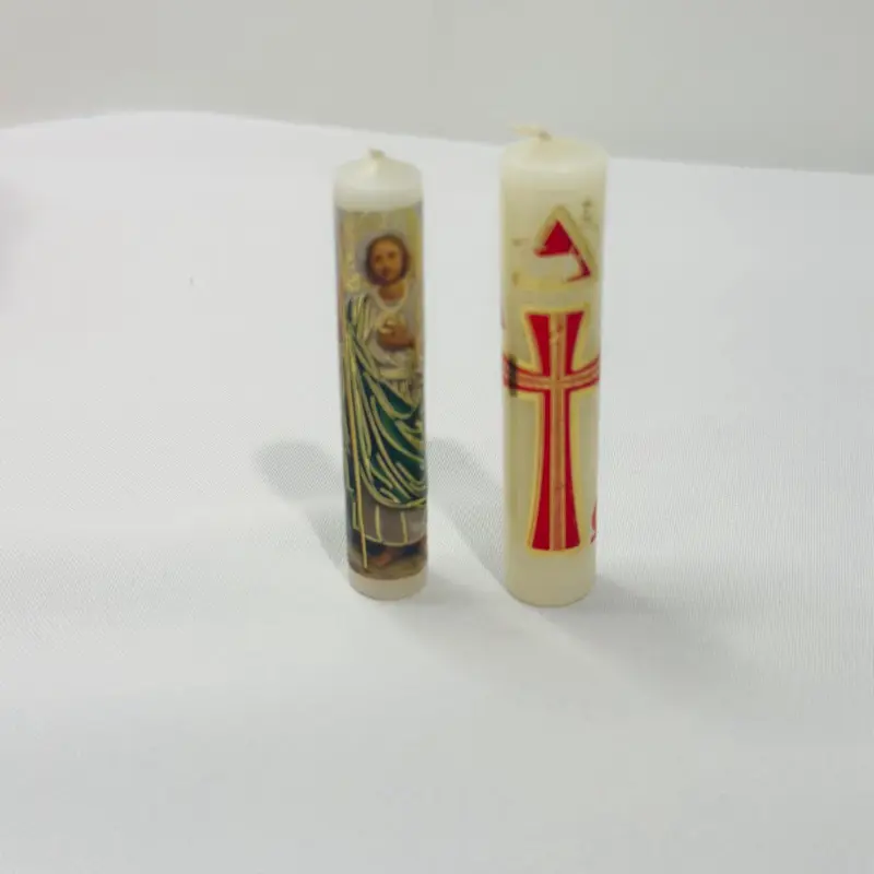 12pcs mini Cirios, Recuerdos para Bautizo confirmación y Comunión 4” inches