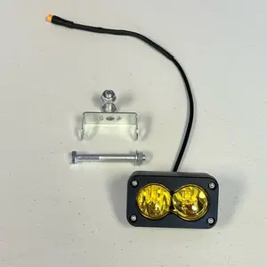 Yellow Baja Light for Ridstar Q20 with Dual LED Lights and Mounting Kit for Enhanced Visibility Wireless RGB