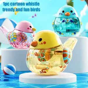 Water Bird Whistle Toy, Fun Birds, Adjustable Sound Sensory Outdoor Bathroom Water Play, Perfect Gift for Boys Girls, Party Birthday Present