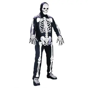 Skeleton Jumpsuit Costume Adult