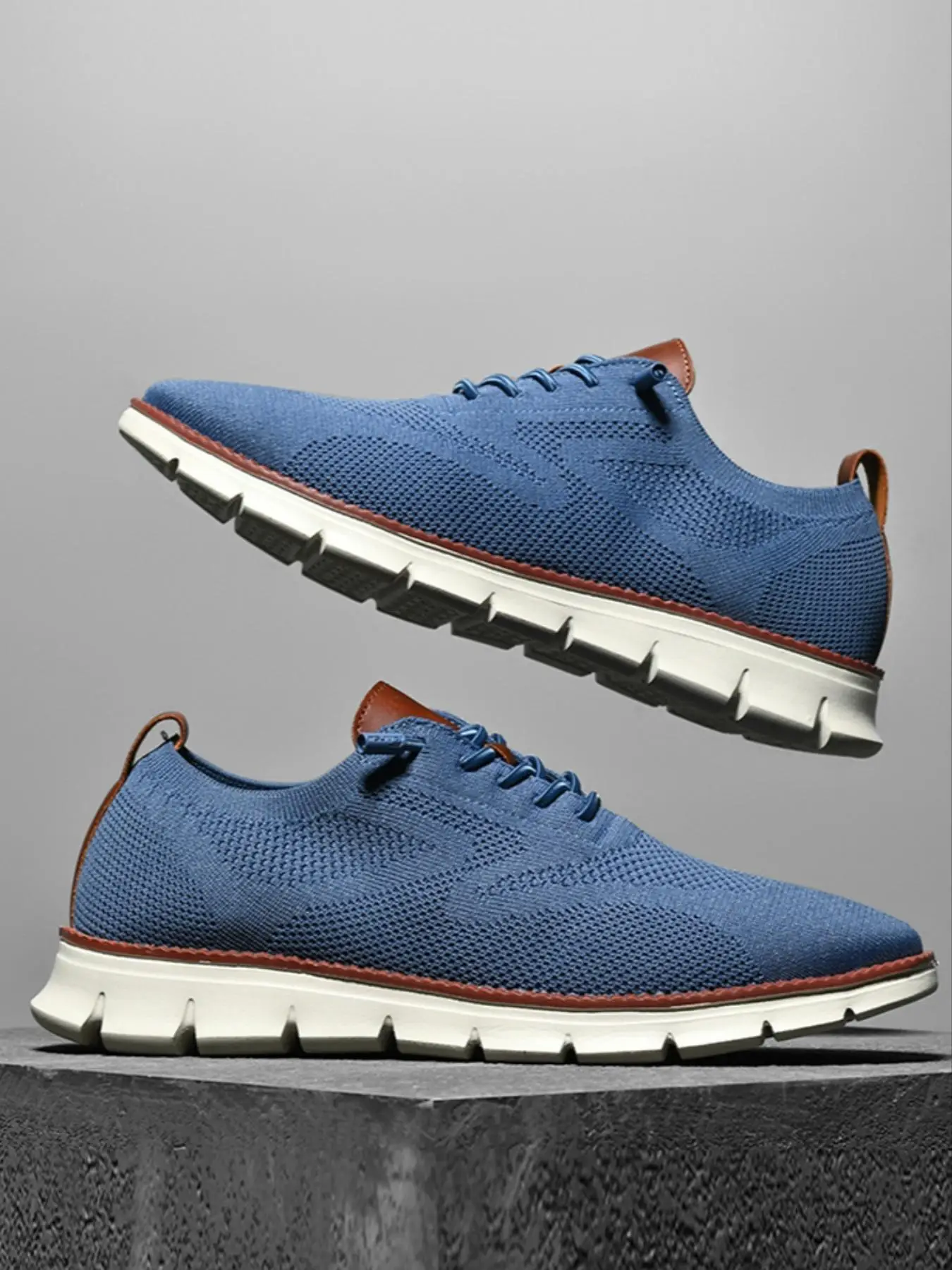 Men's Solid Color Mesh Breathable Walking Shoes, Casual Comfortable Sports Running Shoes, Fashionable Sneakers for Daily Wear