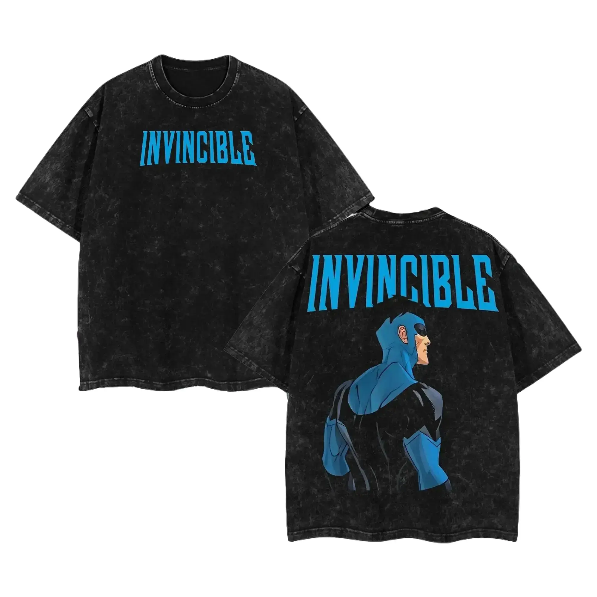 Mark Grayson Invincible War Comic Menswear Gift for Movie Fans Top Apparel Classic Oversized Seamless Simple Straight Man Designer Shirts