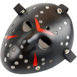 Halloween Costume Hockey Mask Party  Props (Black)