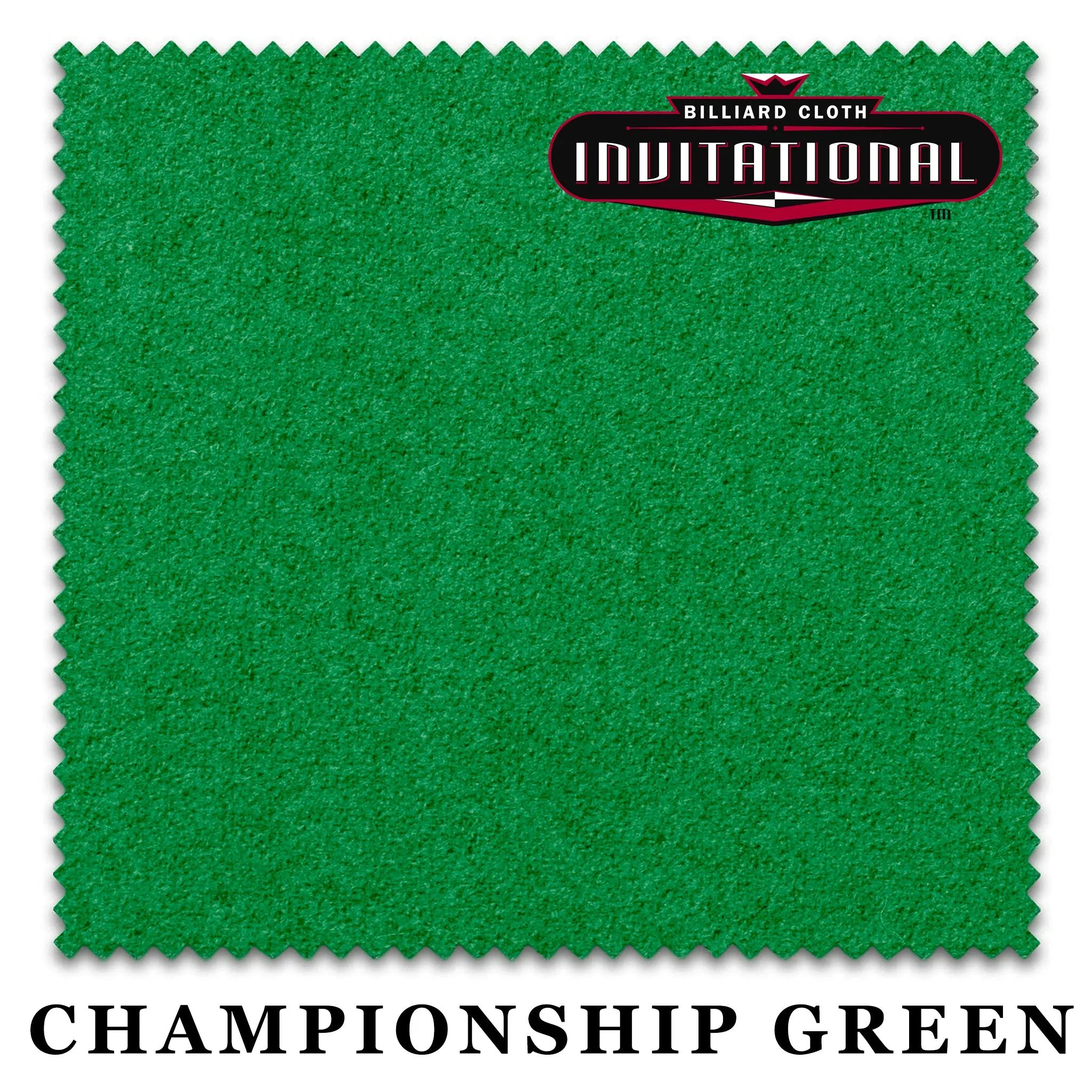 7 ft Championship Invitational Backed Championship Green Pool Table Cloth with 6 Pre-Cut Rails