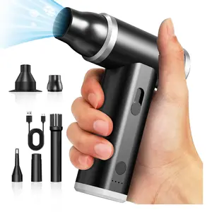 Portable blowers, one-piece rechargeable electric cordless blowers, and durable hand-held Compressed air for cleaning vehicles