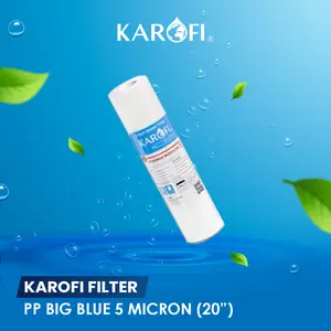 Karofi Big Blue PP Sediment Filter 20" x 4.5" | 5 Micron | Universal Whole House Pre-Filter