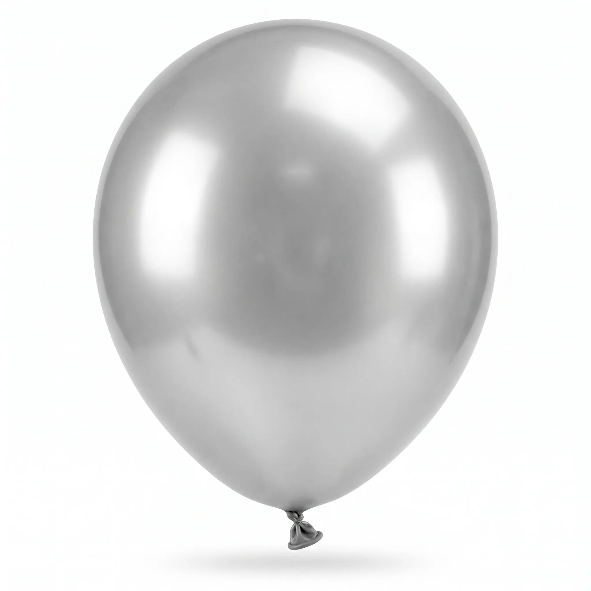 Luxaire Premium 12" Silver Latex Balloons, 25-Pack