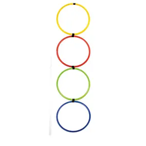212 MAIN Hoop Agility Ladder (HAL12), Multicolor, for Sports Day Training, Sports & Fitness Equipment