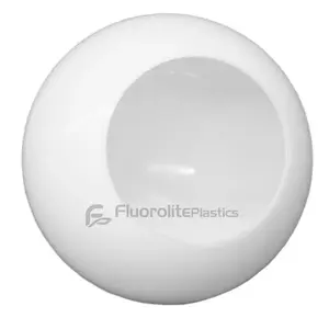 G18WA5.25H: 18" Diameter Globe | Acrylic Lamp Post Globe Smooth Textured with 5.25" Hole (Neckless)