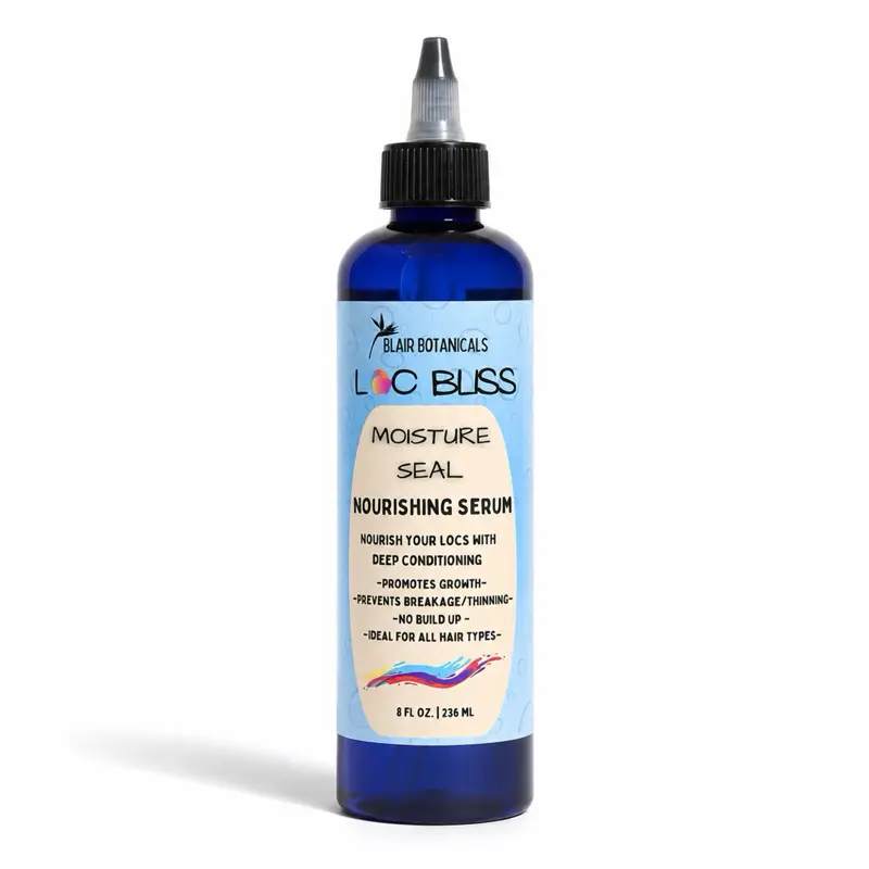Loc Bliss Moisture Care Nourishing Hair Serum, Infused with Fragrance, Coconut, Olive, Sunflower, Shea Oils for Hair Treatment, Moisturize, Moisturizer, Hydrating, Smooth
