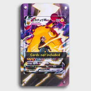 Pikachu VMAX TG Extended Art Custom Art Card Holder