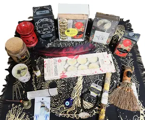 Elevate and Align Intuitive Witch Box Set | Custom Witchcraft Bundle Kit with Crystals Candles Oils & More for Sacred Practice