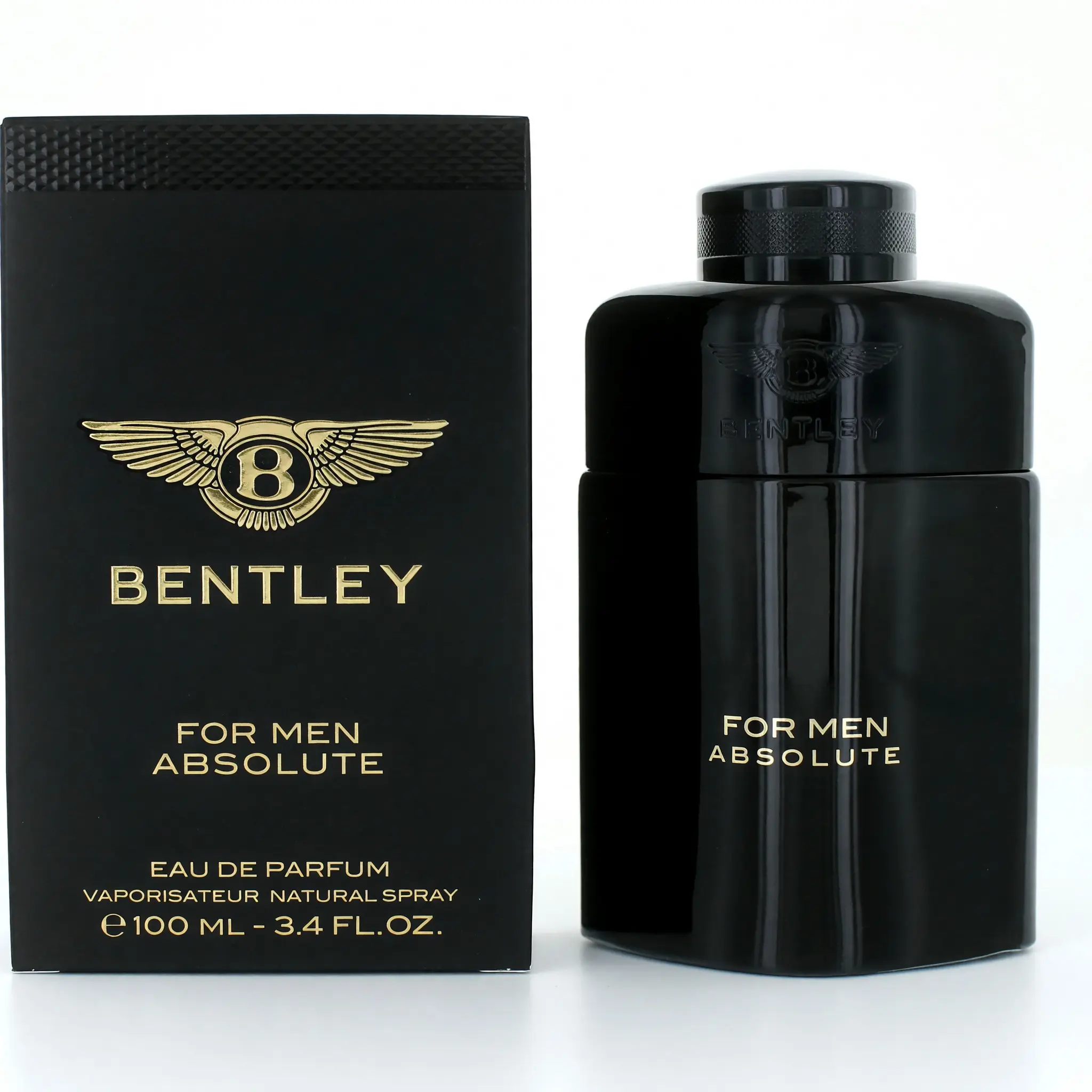 Bentley Absolute by Bentley, 3.4 oz EDP Spray for Men, Perfumes, Fragrances, Ginger, Spicy Wood, 3.4 Fl Oz, Amber Scent Men's Fragrance, Designer Bottle Men's Fragrance