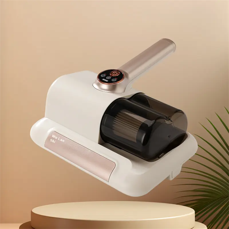 Mattress vacuum cleaner, bed hoover, double dust container with washable filter, powerful handheld hoover for dust and pet hair removal