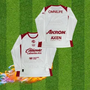 25 26 LIGA MX Chivas de Guadalajara Away Soccer Jerseys Mexico League Fans Version Long Sleeve Jersey Quick Dry Football Jersey