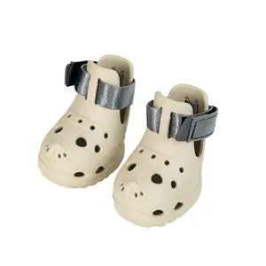 2-Piece Breathable Clogs with Secure-Fit Strap, Non-Slip Paw Protectors for Small Dogs, Indoor & Outdoor Use,DogCrocs,DogShoes,PetFashion,DogTikTok,PawProtection,DogAccessories