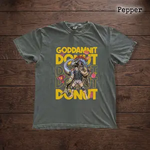 Goddamnit Donut T-Shirt – Funny Action Graphic Tee.