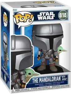 Funko Pop! Star Wars: Mandalorian & Grogu - The Mandalorian with Grogu - Collectable Vinyl Figure