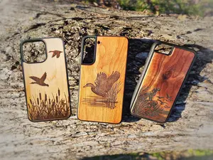 Duck Hunting Phone Case - For iPhone 13 14 15 16 Pro Mini Plus + ProMax Max - Personalized Phone Cover - Wood Phone Case - Mallard - Dog