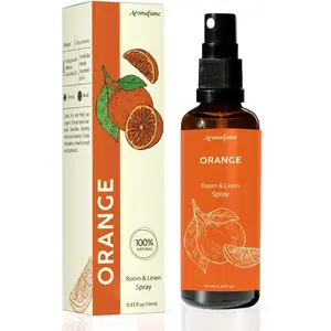 Orange Room, Linen & Pillow Spray by Aromafume | 100ml/3.38 fl oz | with Pure Orange Essential Oil | Aromatherapy Spray | Mist for Bedding, Fabrics