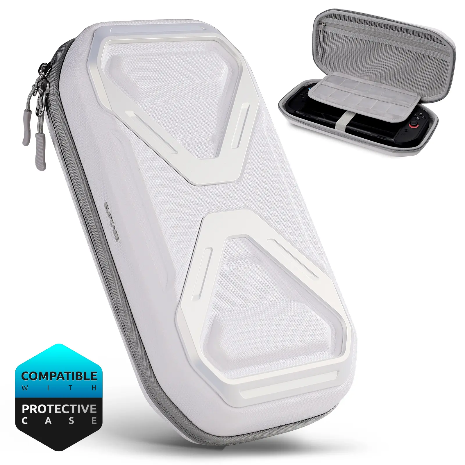 SUPCASE Handheld Hard Shell Carrying Case for Nintendo Switch 2 (2025) - Military-Grade Protection Console Accessory, 12 Game Card Storage, Spacious Portable Travel Bag for Console, Covers & Accessories