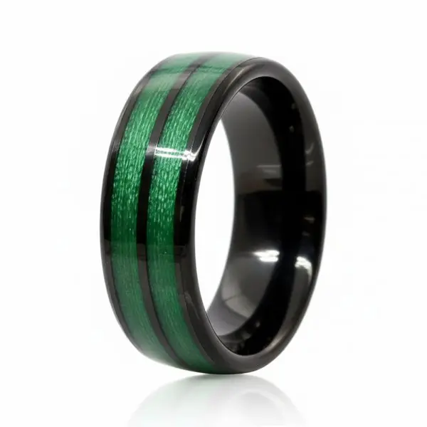 Fishing line Tungsten Ring|The Fresh|GentleBands|8Mm Width, Comfort Fit | Men'S Wedding Bands