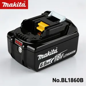 Makita 18V Power Tool Battery,For Makita BL1830B BL1850B BL1850 BL1840 BL1860 BL1815 18V Power Tool Battery