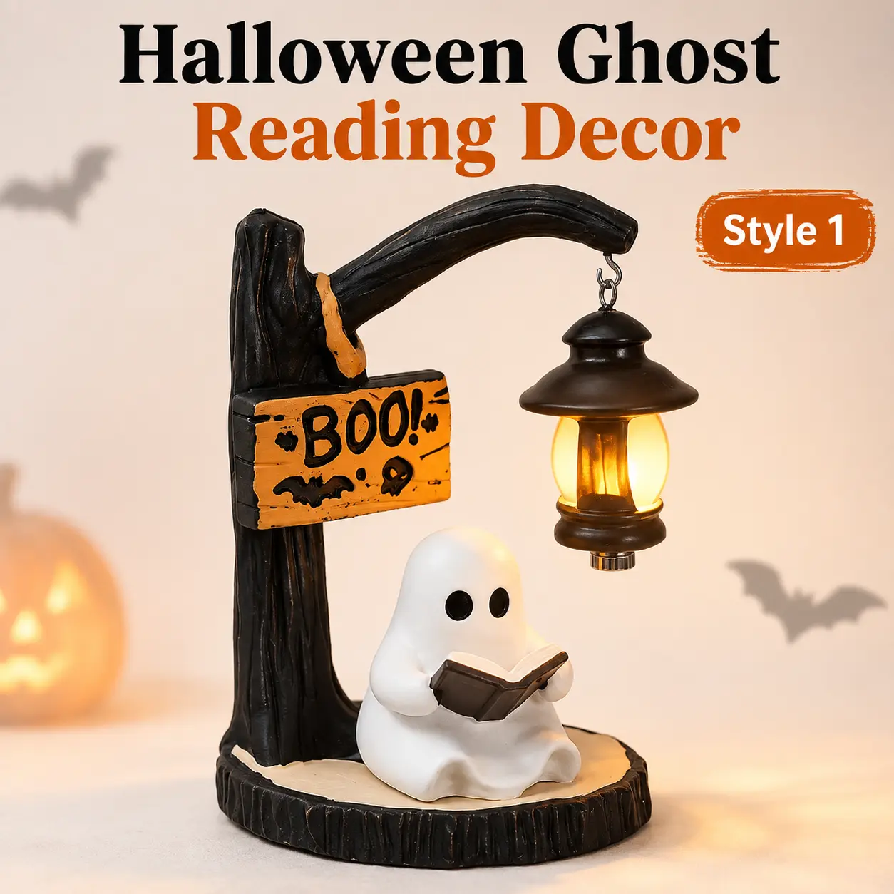 Witch/Ghost Desktop Lamp for Indoor Bedroom, Living Room & Office, Home Decor, Decorative Light, Decoration Lamp, Bedside Table Light, Spooky Halloween Gift, Elegant Design#GLOBAL PICKS - MM2