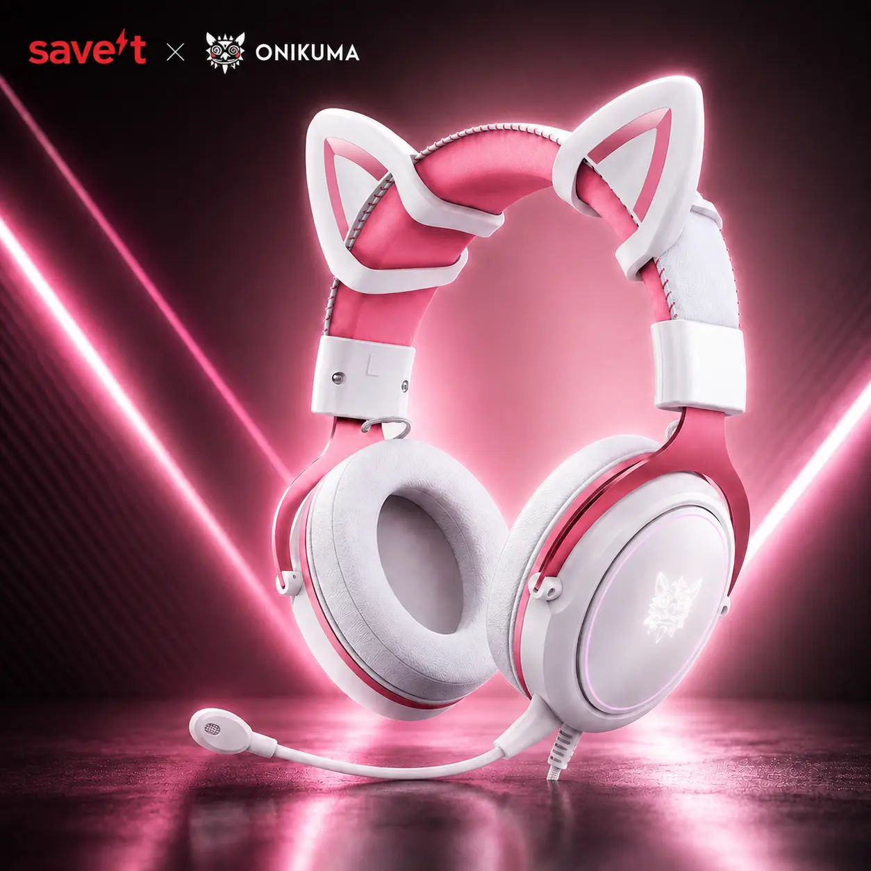 ONIKUMA X10 Wired Gaming Headset RGB LED Noise Cancelling Mic PC PS5 Xbox