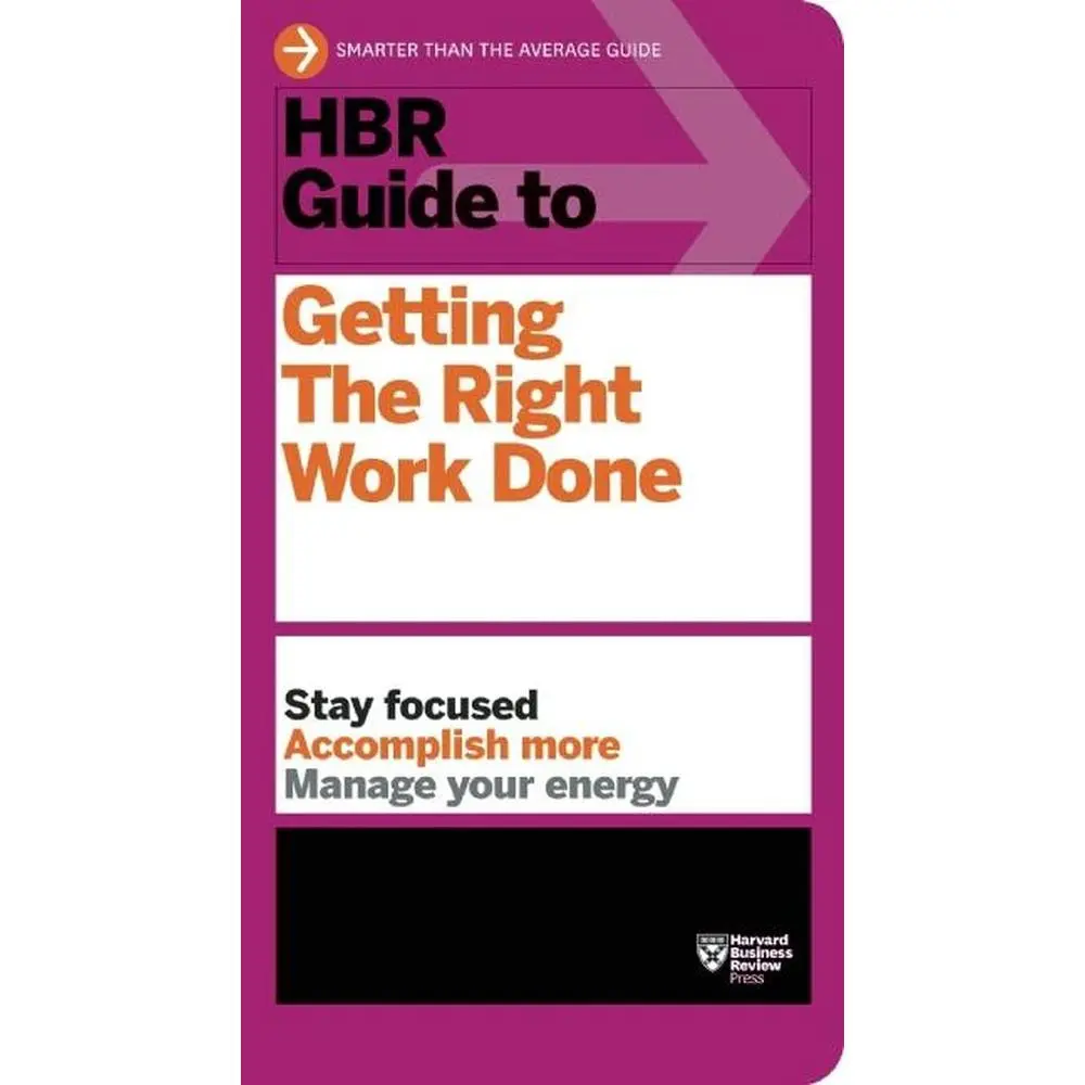 USED Book - HBR Guide to Getting the Right Work Done (HBR Guide Series) by Review, Harvard Business (Paperback) - english