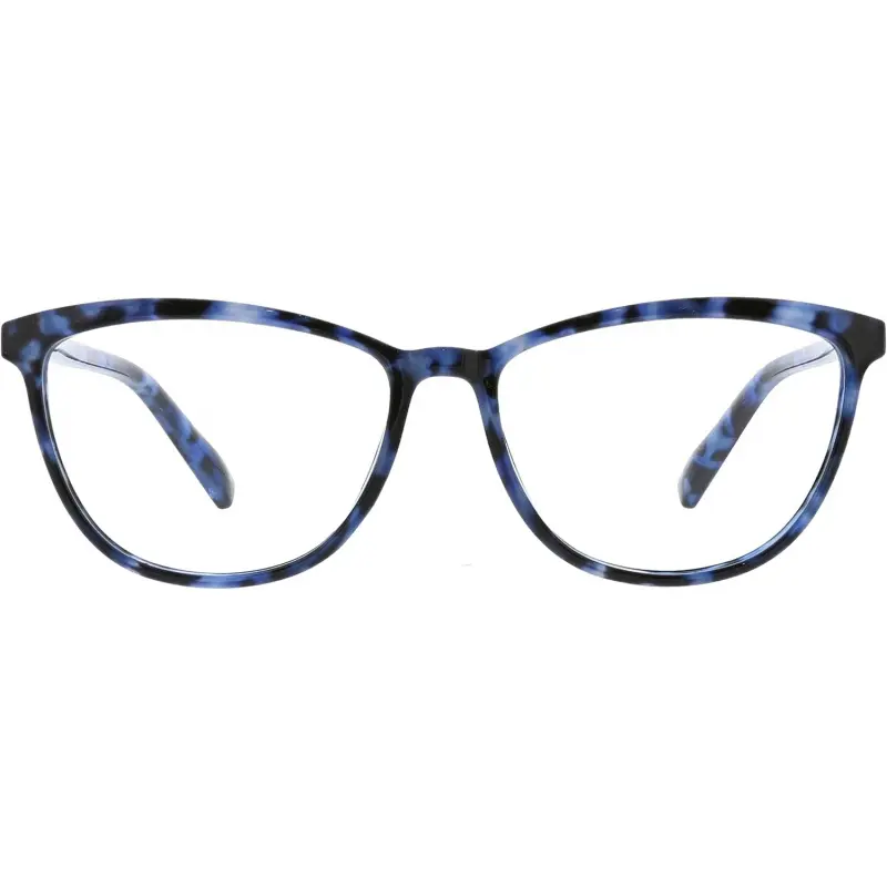 Women's Green Tortoise Cat-Eye Blue Light Blocking Reading Glasses - UV-Protection Lens, Scratch Resistant, Lightweight, Durable, Flexible Spring Hinges, Portable On-The-Go, Daily Use Eyewear Frames