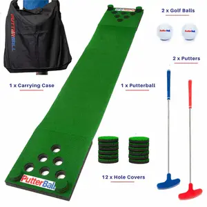 PutterBall Bundle – 12-Foot Portable Backyard Golf Game with Travel Carrying Bag