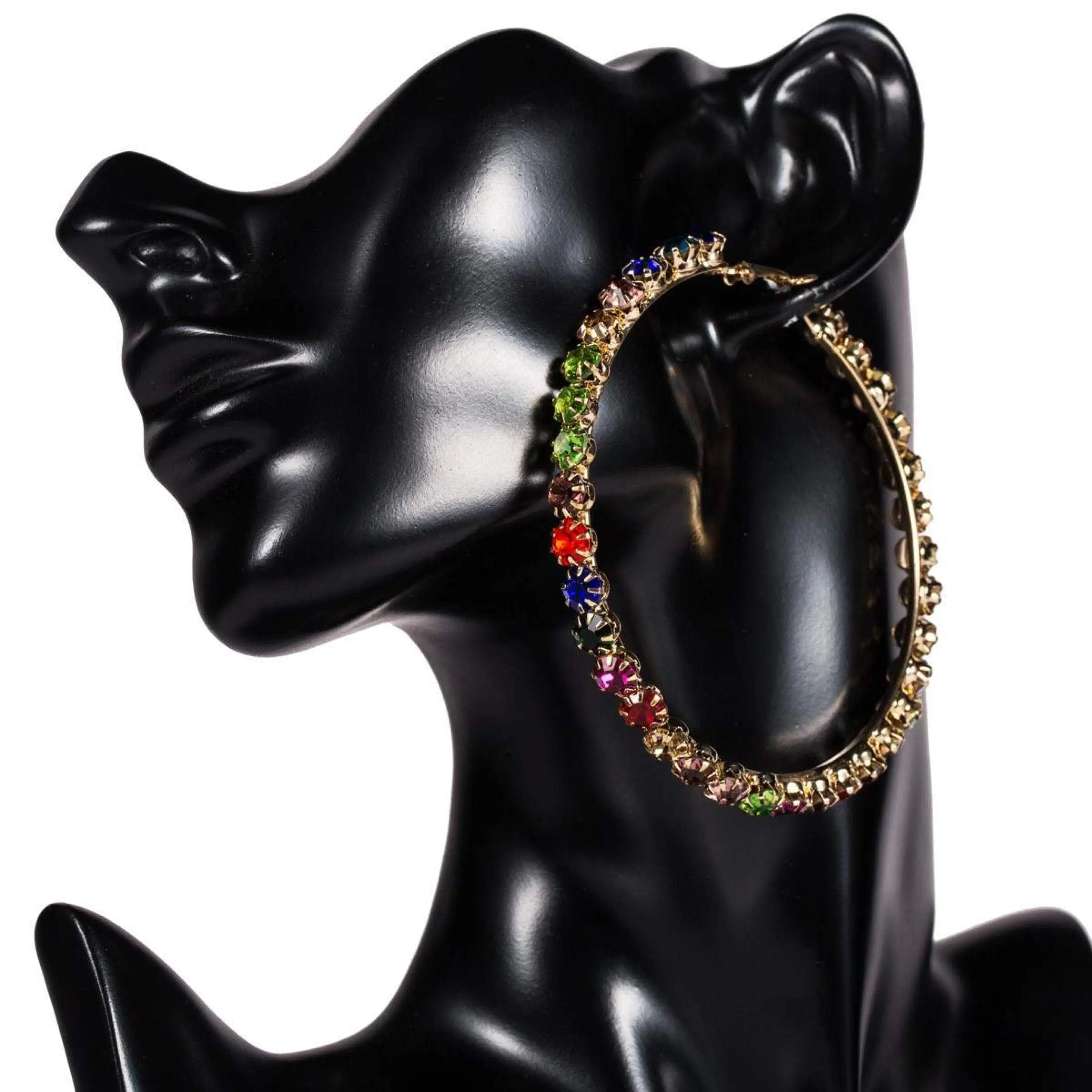 Large round hoop earrings Large round hoop earrings