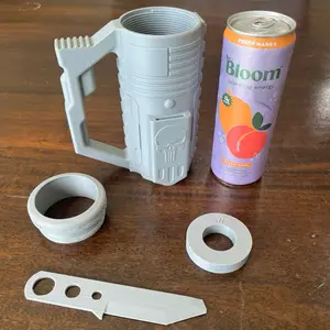 3D printed 12oz tall and slim assault can koozie