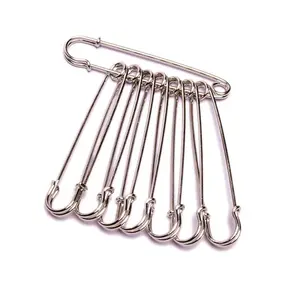 212 MAIN 4 in. Nickel Plated Jacks Blanket Pin with Nickel Plating for Equestrian Sports & Outdoor Recreation