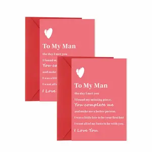 2 Romantic Birthday Cards for Husband, Fun and Thoughtful Greeting Cards for Him and Her, Perfect Gift Idea for Birthday Celebrations