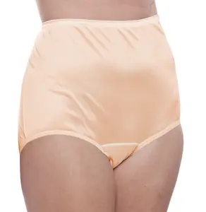Nylon Brief Panty (Style 331/Plain Jane) 4 Pack in Beige