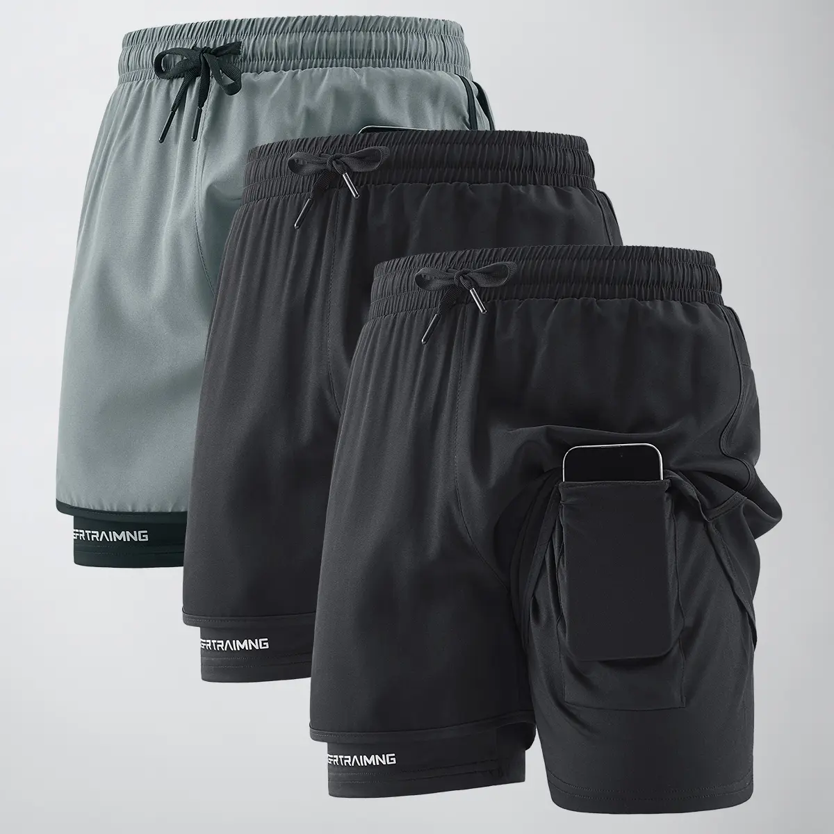 Black Black Light Gray