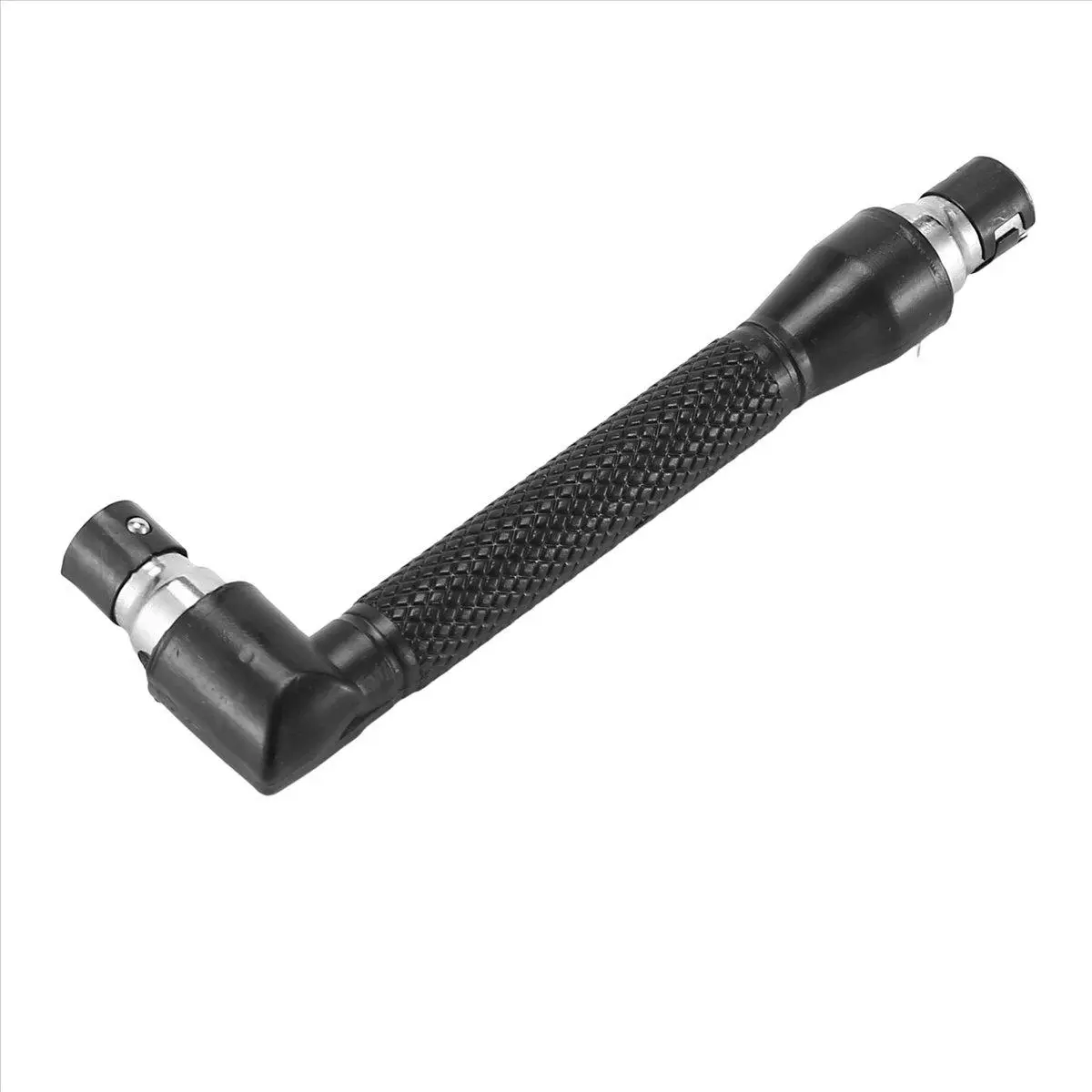 Multifunctional Screwdriver - L-Shape 1/4 in Hex Wrench Tool with Double-Head 90-Degree Right Angle Bits for Home, Garage Use by Technicians, Construction Workers