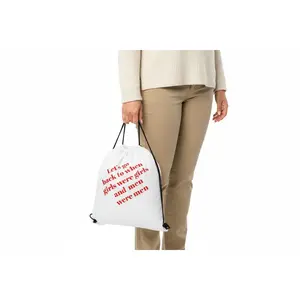 Girls were girls Drawstring bag