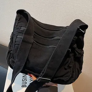 Women's Vintage Handbag with Adjustable Strap, Multi- & Zipper Closure - Spacious Retro Tote Suitable for Daily Commute, Travel, & Social Events