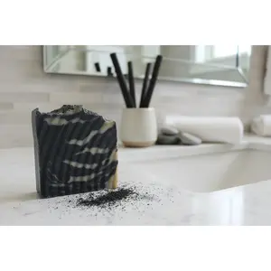 Activated Charcoal  Seamoss Radiance Bar – Exfoliating Skin Cleanser