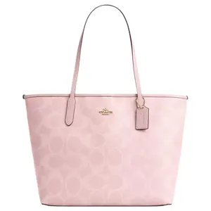 COACH City 33 Classic Logo Tote Bag in Blush Pink for Women