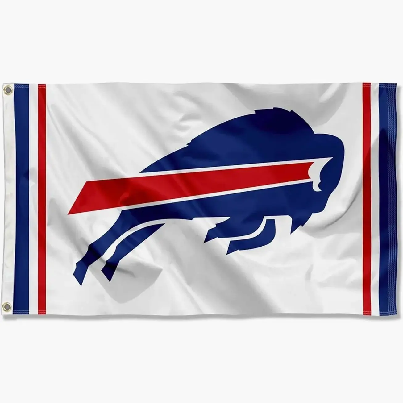 Buffalo Bills White Flag 2*3 Foot 3*5 Foot Official Sports Team Flag Indoor Outdoor Use